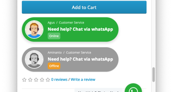 Whatsapp Chat Button OpenCart Whatsapp Chat Button OpenCart