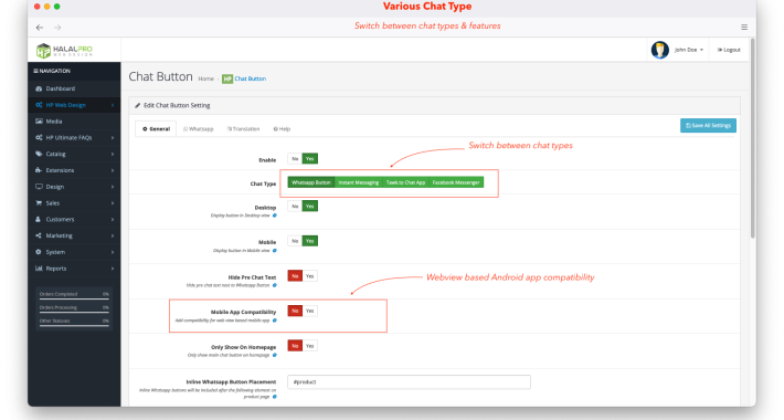 Whatsapp Chat Button OpenCart Whatsapp Chat Button OpenCart