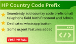 HP Country Code WIth Country Flag Selector OpenCart