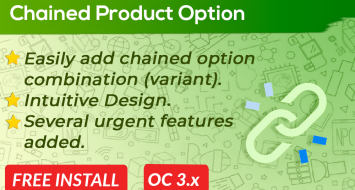 Chained Product Options PRO OpenCart Chained Product Options PRO OpenCart