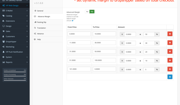 Dropshipper Registration and Management OpenCart