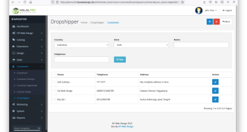 Dropshipper Registration and Management OpenCart