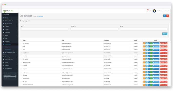Dropshipper Registration and Management OpenCart Dropshipper Registration and Management OpenCart