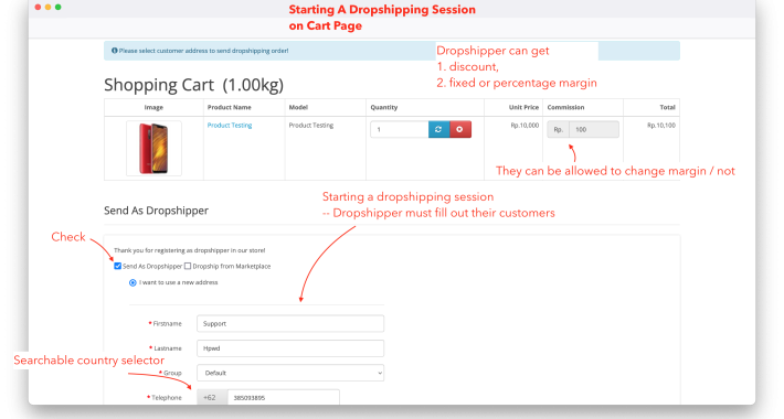 Dropshipper Registration and Management OpenCart Dropshipper Registration and Management OpenCart
