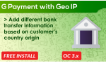 G Payment Global Bank Transfer Information OpenCart
