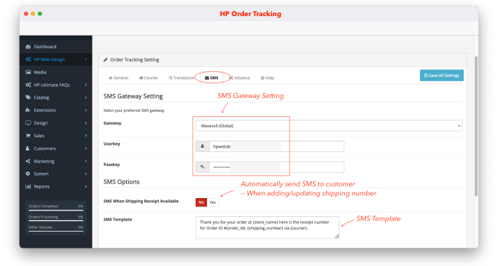 Shipment and Order Tracking Management for OpenCart