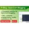 F Blog - Advanced OpenCart Blog