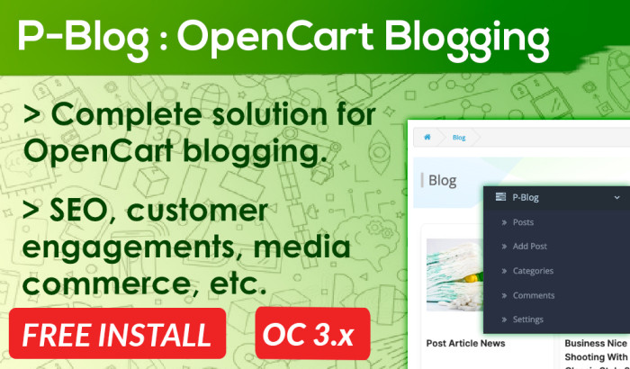 F Blog - Advanced OpenCart Blog