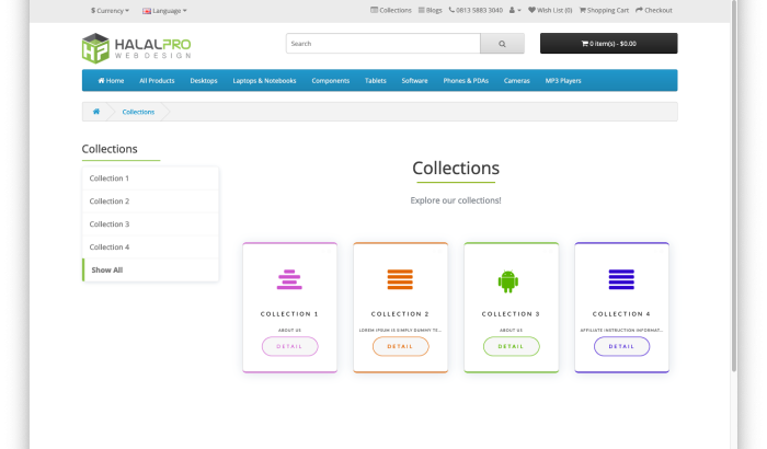 Product Category Collection OpenCart