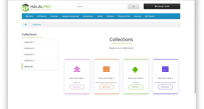 Product Category Collection OpenCart