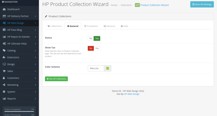 Product Category Collection OpenCart