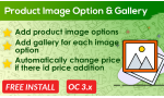 Product Image Color Option & Gallery OpenCart