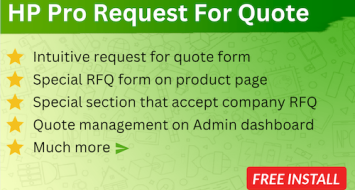 HP Pro Request for Quote OpenCart HP Pro Request for Quote OpenCart