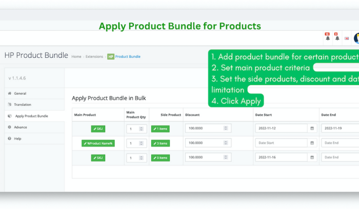Product Bundle OpenCart