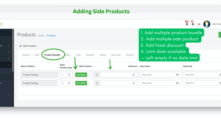 Product Bundle OpenCart Product Bundle OpenCart
