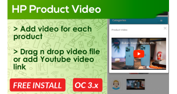HP Youtube Product Video OpenCart HP Youtube Product Video OpenCart