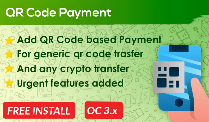 HP QR Payment and Crypto Transfer OpenCart