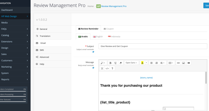 HP Product Review Pro OpenCart HP Product Review Pro OpenCart