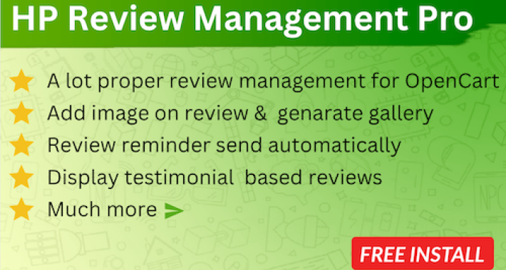 HP Product Review Pro OpenCart HP Product Review Pro OpenCart