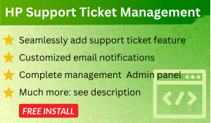 HP Support Ticket Management OpenCart