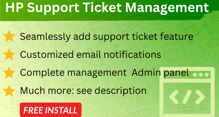 HP Support Ticket Management OpenCart HP Support Ticket Management OpenCart