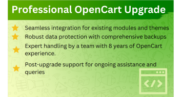 Seamless Professional OpenCart Upgrade