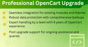Seamless Professional OpenCart Upgrade Seamless Professional OpenCart Upgrade